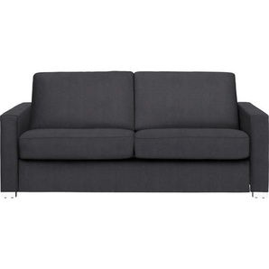 Novel Schlafsofa, Dunkelgrau, Textil, 2-Sitzer, 188x86x97 cm, Stoffauswahl, Schlafen auf Sitzhöhe, Rücken echt, Kinder- & Jugendzimmer, Jugendmöbel, Jugendsofas