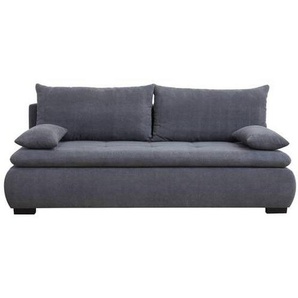 Novel Schlafsofa Diana, Grau, Textil, 2-Sitzer, Füllung: Schaumstoff, 203x72-96x98 cm, Rücken echt, Kinder- & Jugendzimmer, Jugendmöbel, Jugendsofas