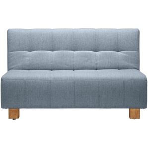 Novel Schlafsofa Juice, Hellblau, Textil, Eiche, Uni, 2-Sitzer, 145x92x102 cm, Stoffauswahl, Schlafen auf Sitzhöhe, Kinder- & Jugendzimmer, Jugendmöbel, Jugendsofas