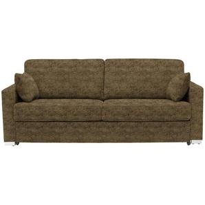 Novel Schlafsofa, Hellgrün, Textil, Uni, 2-Sitzer, 208x86x97 cm, Stoffauswahl, Schlafen auf Sitzhöhe, Rücken echt, Kinder- & Jugendzimmer, Jugendmöbel, Jugendsofas