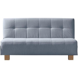 Novel Schlafsofa Juice, Hellblau, Textil, Eiche, Uni, 2-Sitzer, 165x92x102 cm, Stoffauswahl, Schlafen auf Sitzhöhe, Kinder- & Jugendzimmer, Jugendmöbel, Jugendsofas