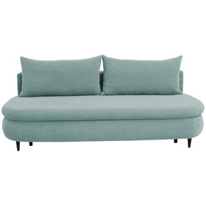 Novel Schlafsofa Simon, Mintgrün, Textil, 2-Sitzer, 213x89x105 cm, Stoffauswahl, Schlafen auf Sitzhöhe, Rücken echt, Kinder- & Jugendzimmer, Jugendmöbel, Jugendsofas