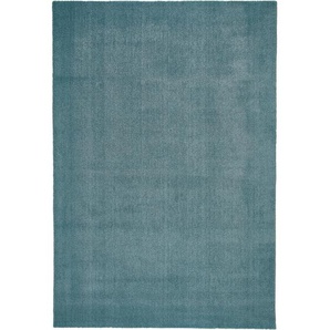 Novel Teppich, Türkis, Textil, Uni, rechteckig, 140x200 cm, Oeko-Tex® Standard 100, beliebig kürzbar, für Fußbodenheizung geeignet, in verschiedenen Größen erhältlich, Hausstauballergiker schnittfest, lichtunempfindlich, waschbar, pflegeleicht, Teppiche &