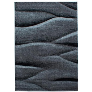 Novel Webteppich Lucca, Schwarz, Textil, Abstraktes, rechteckig, 240x340 cm, Oeko-Tex® Standard 100, pflegeleicht, Teppiche & Böden, Teppiche, Moderne Teppiche