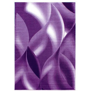 Novel Webteppich Plus, Lila, Textil, Abstraktes, rechteckig, 240x340 cm, Oeko-Tex® Standard 100, pflegeleicht, Teppiche & Böden, Teppiche, Moderne Teppiche