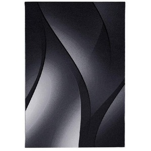 Novel Webteppich Plus, Schwarz, Textil, Abstraktes, rechteckig, 280x370 cm, Oeko-Tex® Standard 100, pflegeleicht, Teppiche & Böden, Teppiche, Moderne Teppiche