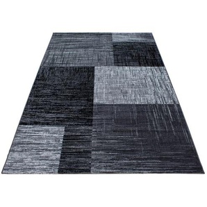 Novel Webteppich Plus 8001, Schwarz, Textil, Uni, rechteckig, 160x230 cm, Oeko-Tex® Standard 100, für Fußbodenheizung geeignet, schmutzabweisend, Hausstauballergiker lichtunempfindlich, antistatisch, pflegeleicht, strapazierfähig, leicht zusammenrollbar,