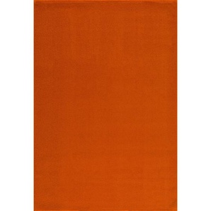 Novel Webteppich Uni, Orange, Textil, Uni, rechteckig, 160x230 cm, Oeko-Tex® Standard 100, pflegeleicht, Teppiche & Böden, Teppiche, Moderne Teppiche