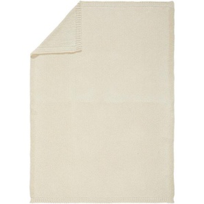 Novel Wohndecke, Weiß, Textil, Uni, 40x15x60 cm, Textiles Vertrauen - Oeko-Tex®, Bsci, FSC Mix, pflegeleicht, Wohntextilien, Decken, Kuscheldecken