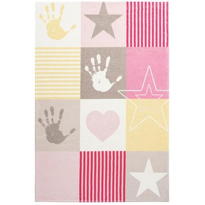 Obsession Kinderteppich, Pink, Textil, Struktur, rechteckig, 160x230 cm, für Fußbodenheizung geeignet, Teppiche & Böden, Teppiche, Kinderteppiche