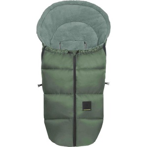 Odenwälder FUßSACK Cosmo, Dunkelgrün, Textil, Füllung: Polyester, 55x98 cm, wasserabweisend, Winterfußsack, Gurtschlitze, Kinderwagen, Kinderwagenzubehör