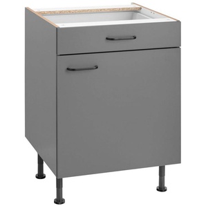 OPTIFIT Unterschrank Elga mit Soft-Close-Funktion, Vollauszug, Metallgriffen, Breite 60 cm