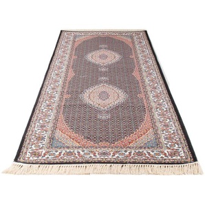 Orientteppich MORGENLAND Alhambra - Orientalischer Webteppich Teppiche Gr. B/L: 100 cm x 200 cm, 0,8 mm, 1 St., schwarz Orientalische Muster OrientOptik
