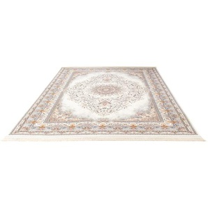 Orientteppich MORGENLAND Beauty Array - Orientalischer Webteppich Teppiche Gr. B/L: 150 cm x 225 cm, 0,8 mm, 1 St., beige (creme) Orientalische Muster OrientOptik