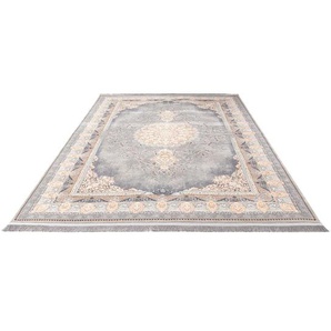 Orientteppich MORGENLAND Beauty Array - Orientalischer Webteppich Teppiche Gr. B/L: 250 cm x 350 cm, 0,8 mm, 1 St., grau (hellgrau) Orientalische Muster OrientOptik