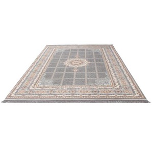 Orientteppich MORGENLAND Eastern Elegance - Orientalischer Webteppich Teppiche Gr. B/L: 150 cm x 225 cm, 0,8 mm, 1 St., silberfarben Orientalische Muster OrientOptik