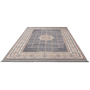 Orientteppich MORGENLAND Eastern Elegance - Orientalischer Webteppich Teppiche Gr. B/L: 200 cm x 300 cm, 0,8 mm, 1 St., grau Orientalische Muster OrientOptik