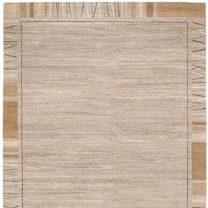 Orientteppich OCI DIE TEPPICHMARKE Sensation Rekhi Teppiche Gr. B: 140cm, 6mm, L: 200cm, beige (natur) handgeknüpft, Wohnzimmer