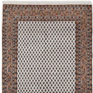 Orientteppich WOVEN ARTS Orientteppich Mir Teppiche Gr. B: 120cm, 15mm, L: 180cm, beige (creme) handgeknüpft, Wohnzimmer, reine Wolle