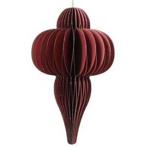 Ornament, rot, 40 cm