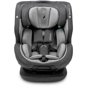 Osann Kinderautositz Flame360 Isofix, Grau, Hellgrau, Dunkelgrau, Textil, Füllung: Polyester, 44x58x48 cm, 5-Punkt-Gurtsystem, abnehmbarer und waschbarer Bezug, höhenverstellbare Kopfstütze, integriertes Gurtsystem, optimaler Aufprallschutz,