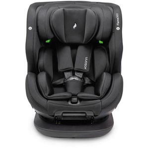 Osann Kinderautositz Flame360 Isofix, Schwarz, Textil, Füllung: Polyester, 44x58x48 cm, 5-Punkt-Gurtsystem, abnehmbarer und waschbarer Bezug, höhenverstellbare Kopfstütze, integriertes Gurtsystem, optimaler Aufprallschutz, Seitenaufprallschutz,