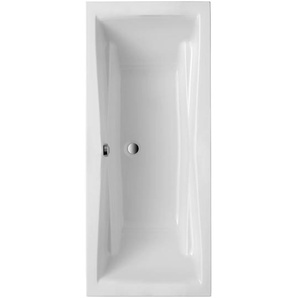 Ottofond Badewanne Atlanta Duo rechteckig weiß 180 x 80 cm