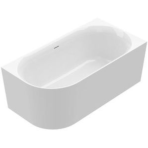 Ottofond Badewanne Mince Corner XS links weiß 155 x 80 cm