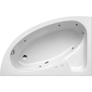 Whirlpool-Badewanne OTTOFOND Salinas A Badewannen Gr. Wanne links, weiß Badewannen Typ 1, chrom