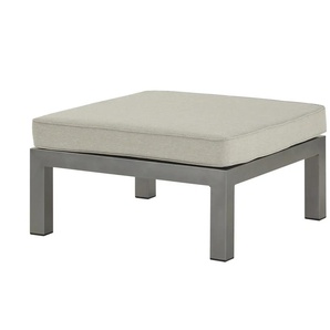 KHG Ottomane/ Hocker Seattle - grau - Materialmix - 77 cm - 31 cm - 77 cm | Möbel Kraft