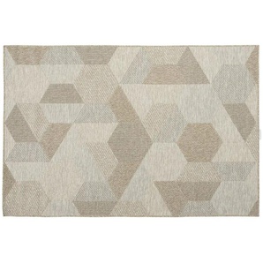 Outdoor-Teppich - beige - Synthetische Fasern - 125 cm | Möbel Kraft