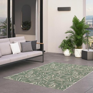 Outdoor-Teppich »Leaves« - beige -