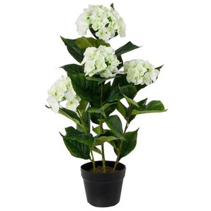 P & B Kunstpflanze, Weiß, Kunststoff, 92 cm, inkl. Topf, Dekoration, Blumen & Zubehör, Kunstpflanzen