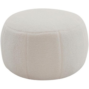 P & B Pouf, Beige, Textil, Füllung: Schaumstoff, 55x35x55 cm, Wohnzimmer, Hocker, Poufs