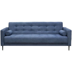 P & B Schlafsofa, Blau, Textil, 2-Sitzer, 223x89x86 cm, Liegefunktion, Schlafen auf Sitzhöhe, Kinder- & Jugendzimmer, Jugendmöbel, Jugendsofas