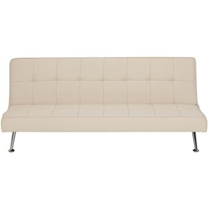 P & B Schlafsofa, Creme, Textil, 3-Sitzer, 179x74x91 cm, Liegefunktion, Kinder- & Jugendzimmer, Jugendmöbel, Jugendsofas