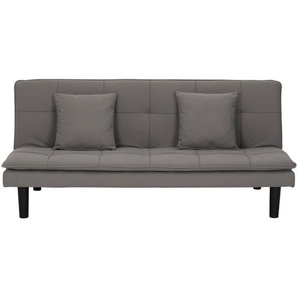 P & B Schlafsofa, Grau, Textil, 3-Sitzer, Füllung: Polyester, 180x79x91 cm, Liegefunktion, Kinder- & Jugendzimmer, Jugendmöbel, Jugendsofas