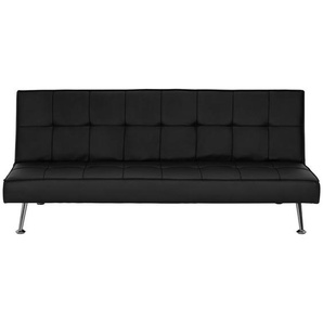 P & B Schlafsofa, Schwarz, Textil, 3-Sitzer, 179x74x91 cm, Liegefunktion, Kinder- & Jugendzimmer, Jugendmöbel, Jugendsofas