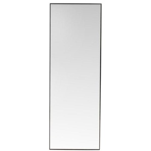 P & B Spiegel, Schwarz, Metall, Glas, rechteckig, 67x193x5 cm, Spiegel, Wandspiegel