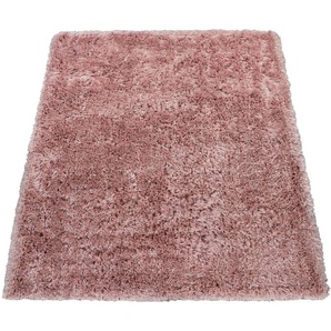 Paco Home Hochflor-Teppich Akumal 930, rechteckig, Höhe: 60 mm, Shaggy, besonders weich durch Softgarn, Uni-Farben