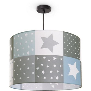 Paco Home Pendelleuchte Cosmo 345, ohne Leuchtmittel, Kinderlampe Deckenlampe LED Kinderzimmer Lampe Sternen Motiv E27