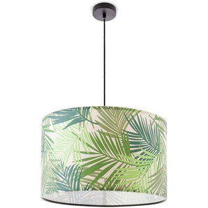 Paco Home Pendelleuchte Ostende 534, ohne Leuchtmittel, Esstisch Lampenschirm Küchenlampe Wohnzimmer Modern Jungle Palme