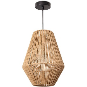 Paco Home Pendelleuchte Pablo, ohne Leuchtmittel, LED Pendellampe E27, Optik Boho Korb Wohnzimmer Esszimmer Flur