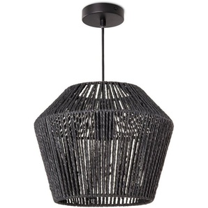 Paco Home Pendelleuchte Pinto, ohne Leuchtmittel, Deckenlampe aus Aluminium und Papier, Ø Schirm ca. 33 cm, Fassung E27