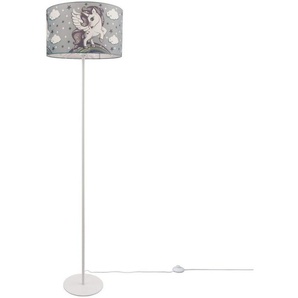 Paco Home Stehlampe Cosmo 213, ohne Leuchtmittel, Kinderlampe LED Kinderzimmer Einhorn Lampe, Mädchen Stehleuchte E27