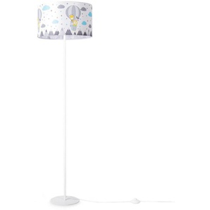 Paco Home Stehlampe Cosmo 343, ohne Leuchtmittel, Lampe Kinderzimmer Kinderlampe Babyzimmer E27 Heißluftballon Tiere