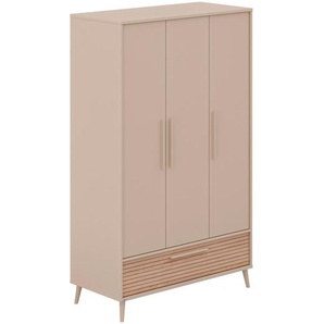 Paidi Babykleiderschrank Eefje, Eiche, Beige, Holzwerkstoff, 1 Schubladen, 123.5x203.5x57.1 cm, Blauer Engel, Goldenes M, Babymöbel, Babykleiderschrank