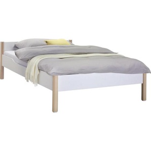 Paidi Bett, Weiß, Birke, Holz, Birke, massiv, 120x200 cm, Kinder- & Jugendzimmer, Kindermöbel, Kinderbetten, Kindereinzelbetten