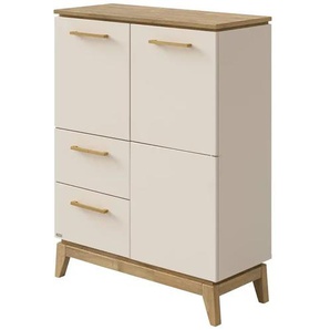 PAIDI Highboard  Stiene ¦ beige ¦ Maße (cm): B: 94,8 H: 123,1 T: 39,6