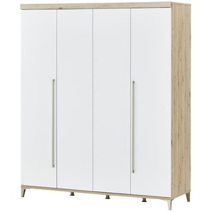 PAIDI Kleiderschrank Remo - holzfarben - Materialmix - 164 cm - 199 cm - 55,9 cm | Möbel Kraft